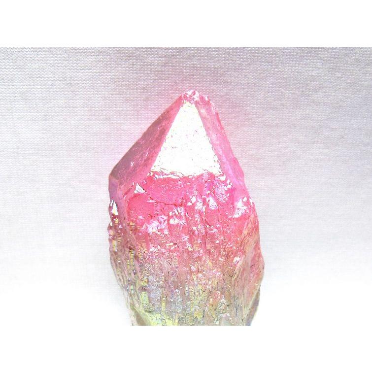オーラクリスタル 原石 マルチカラー エレスチャル オーラ水晶 一点物