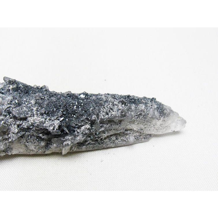 レーザークリスタル 水晶 クラスター 水晶 原石 スティブナイト 輝安鉱入り 一点物 [送料無料] 172-3367_2