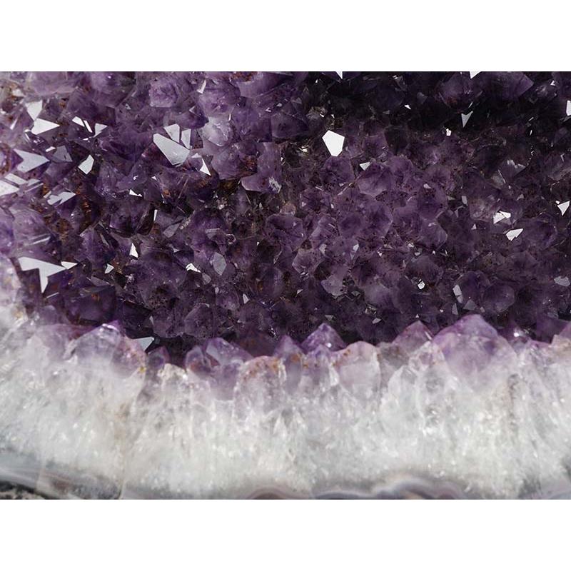 21.2Kg アメジスト ドーム ウルグアイ産 サークルジオード 原石 Amethyst アメシスト 紫水晶 一点物 送料無料 174-1360_3