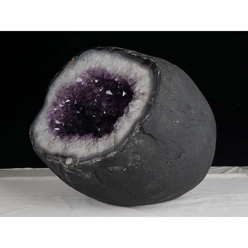 21.2Kg アメジスト ドーム ウルグアイ産 サークルジオード 原石 Amethyst アメシスト 紫水晶 一点物 送料無料 174-1360_5