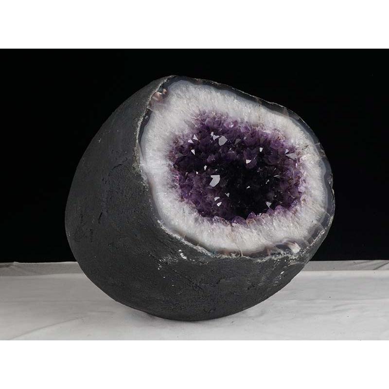21.2Kg アメジスト ドーム ウルグアイ産 サークルジオード 原石 Amethyst アメシスト 紫水晶 一点物 送料無料 174-1360_6