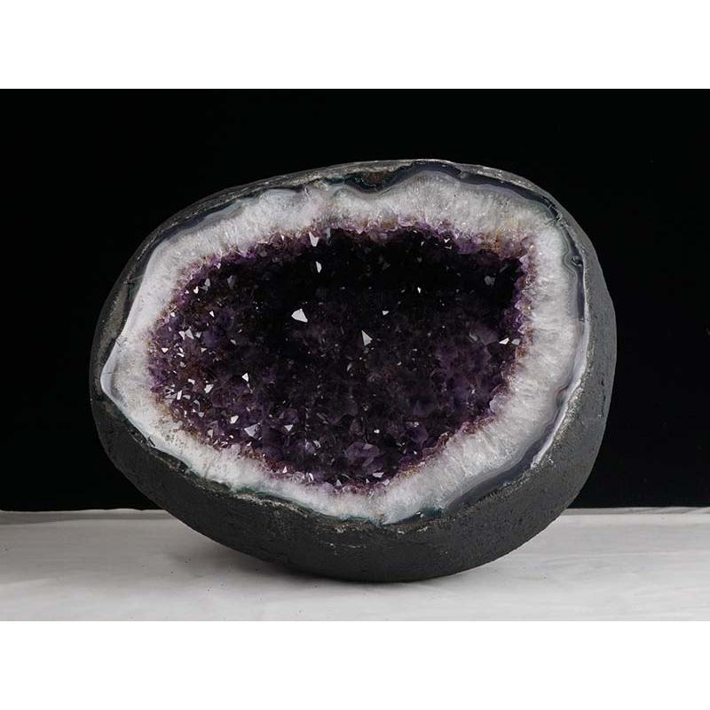 17Kg アメジスト ドーム ウルグアイ産 サークルジオード 原石 Amethyst