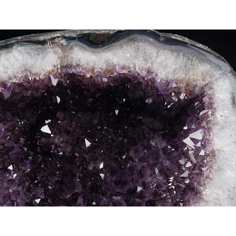 17Kg アメジスト ドーム ウルグアイ産 サークルジオード 原石 Amethyst