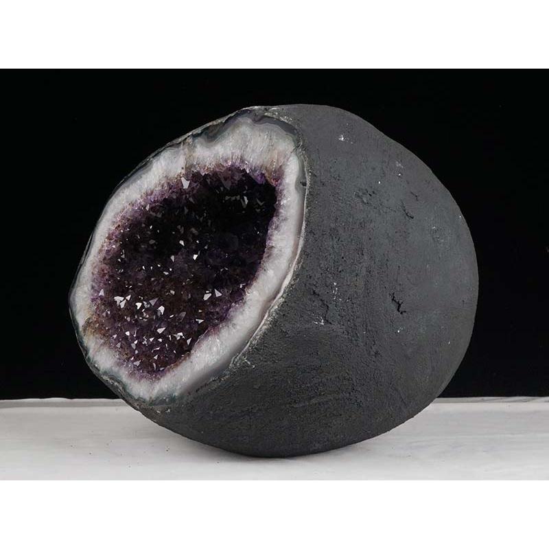17Kg アメジスト ドーム ウルグアイ産 サークルジオード 原石 Amethyst