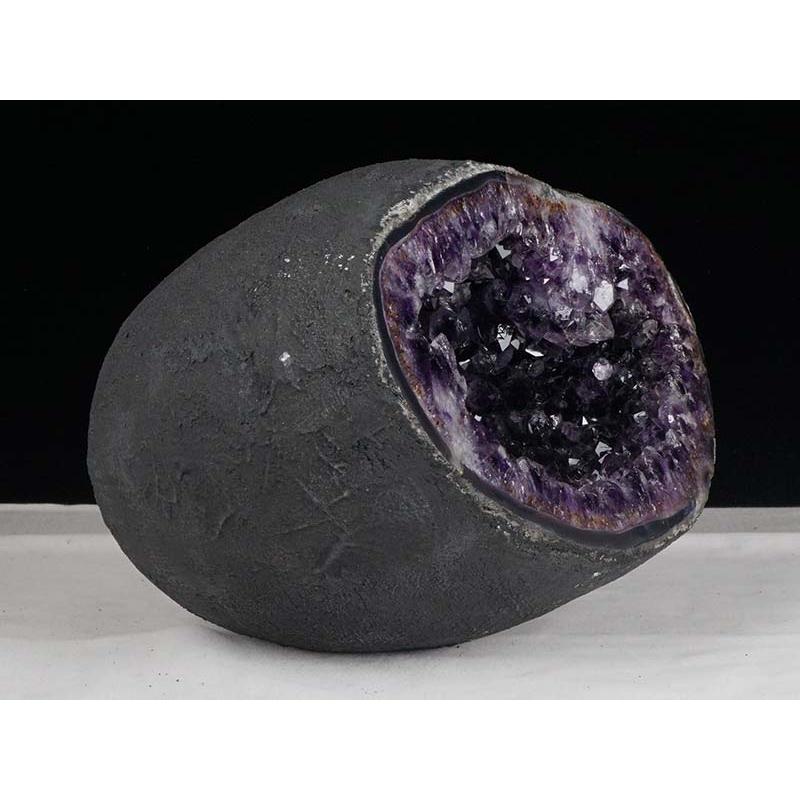 小売価格 タイムセール‼️ミニサークルジオード 卓上サイズ アメジスト