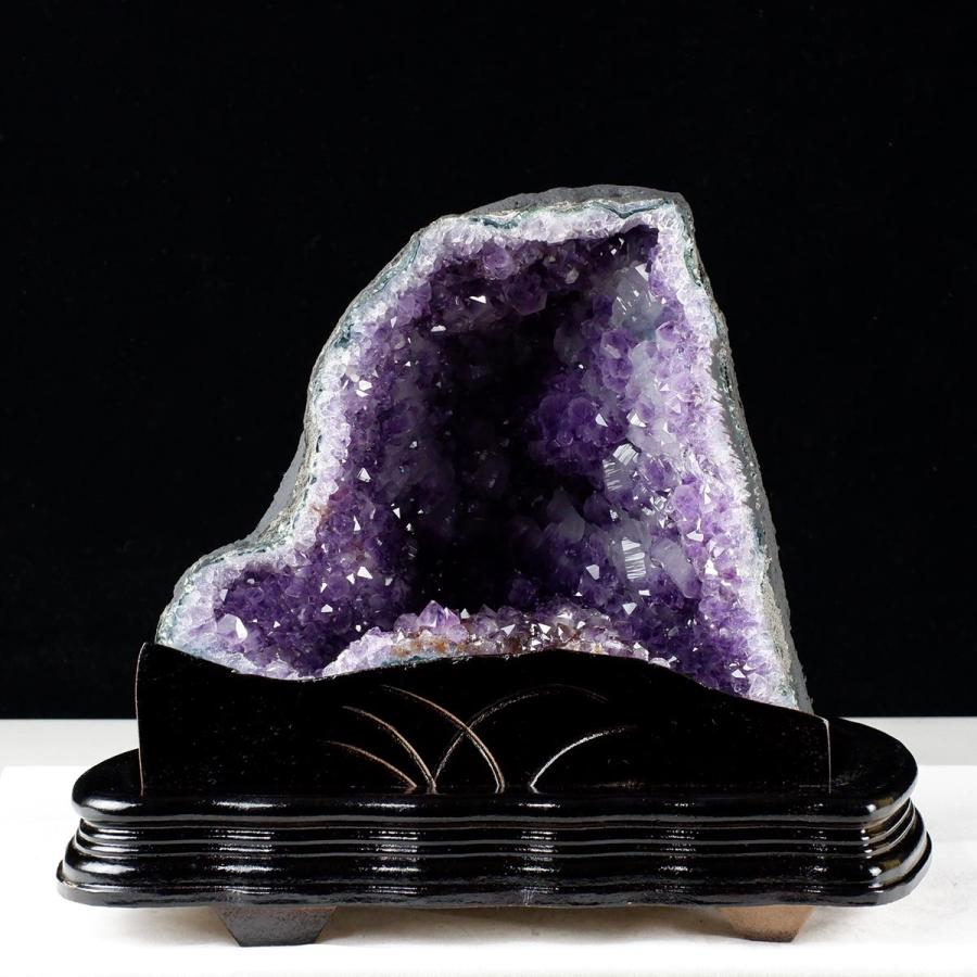 アメジストドーム 台座付き＋化粧箱 9.1Kg アメジストドーム ブラジル産 アメジスト ドーム 原石 置物 台座