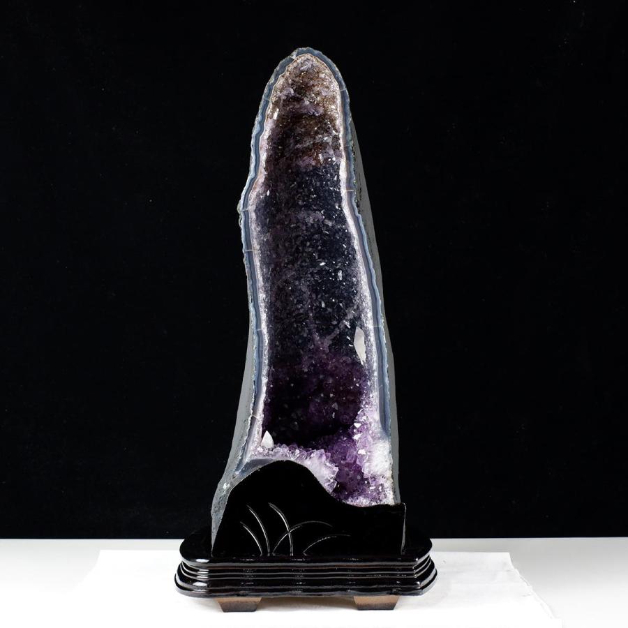 【希少】アメジストドーム 高さ65cm 超高品質ケーブ ブラジル産原石 1.6Kg ブラジル産 アメジストドーム t466-1698 : 誠安天然石専門店