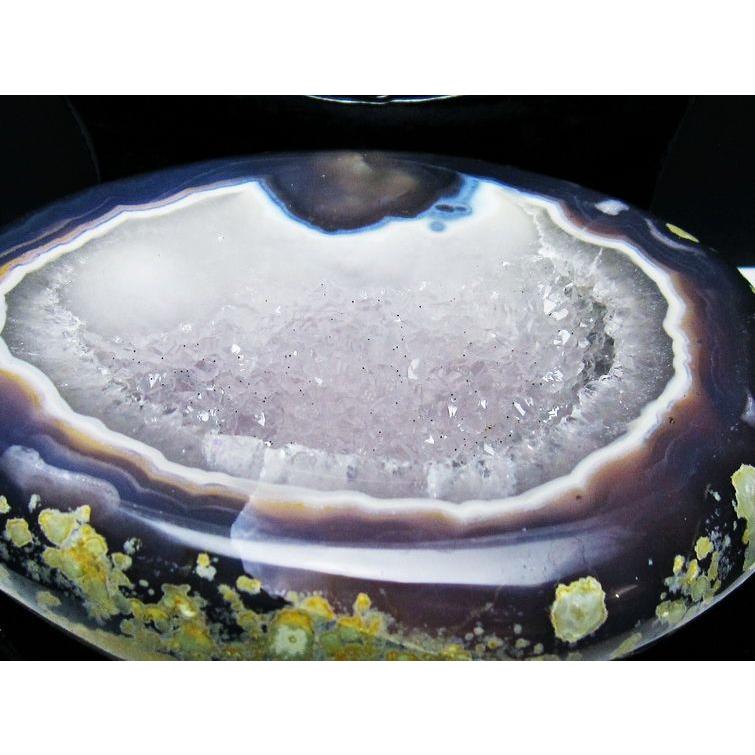 1.5Kg トレジャーメノウ アゲート ジオード 台座付属 一点物 送料無料 175-1583_2