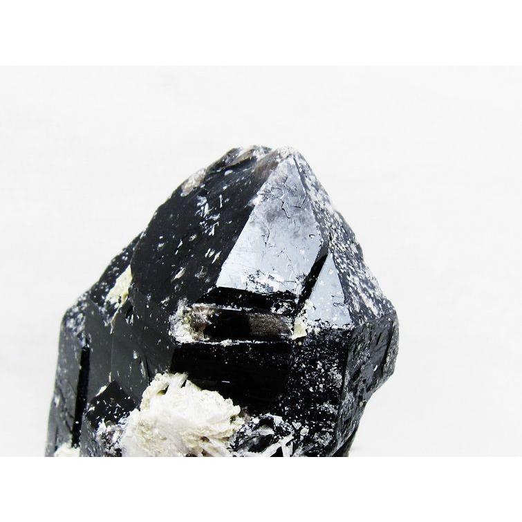 最高級モリオン=黒水晶[YhUW]原石　中国山東省産　台座付きインテリア　魔除け モリオン 原石 黒水晶 山東省産 台座付属 一点物 送料無料 181