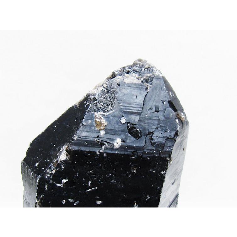 1Kg 黒水晶 原石 モリオン 山東省産 台座付属 一点物 送料無料 181