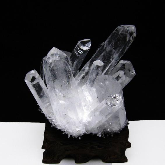 水晶クラスター6.5キロ台座あり