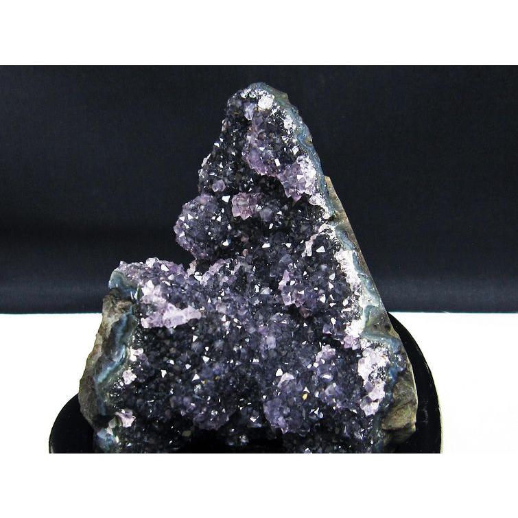 アメジスト クラスター ウルグアイ産 アメシスト 原石 Amethyst 台座付属 花型 一点物 送料無料 182-5533_2