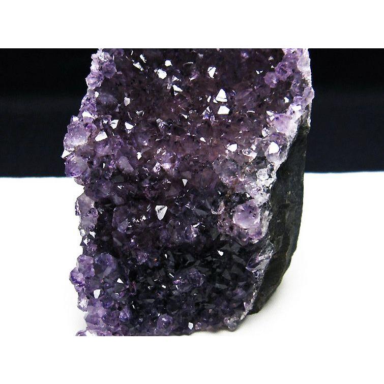 ②ウルグアイ産 濃紫 ファントムアメジスト アメシスト 原石 クラスター ウルグアイ産 濃紫 アメジストクラスター原石（カットベース