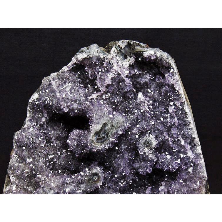 1.9Kg アメジスト クラスター ウルグアイ産 アメジスト 原石 amethyst 台座付属 花型 一点物 [送料無料] 182-6478_2