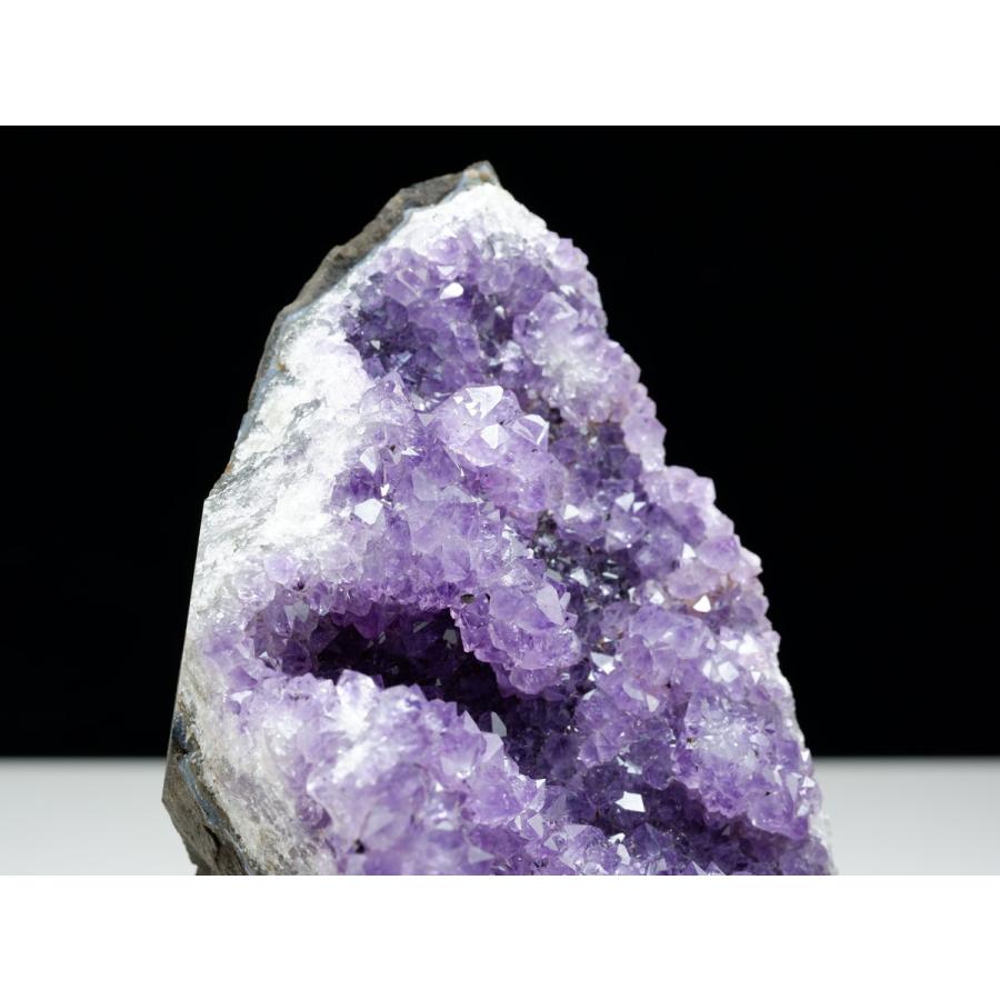 アメジスト クラスター ウルグアイ産 原石 amethyst 台座付属 花型