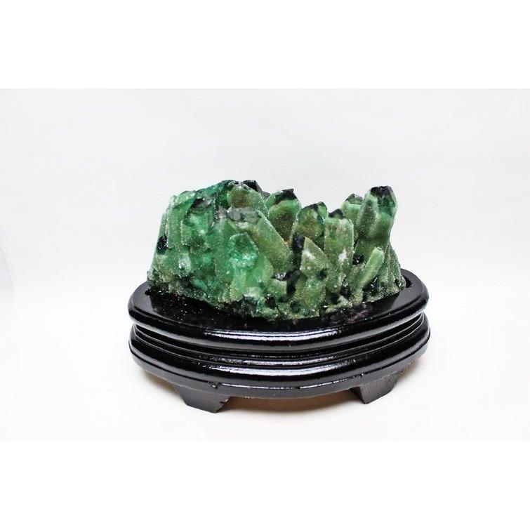 1.1Kg 緑水晶 クラスター 送料無料 一点物 182-66 : 天然石