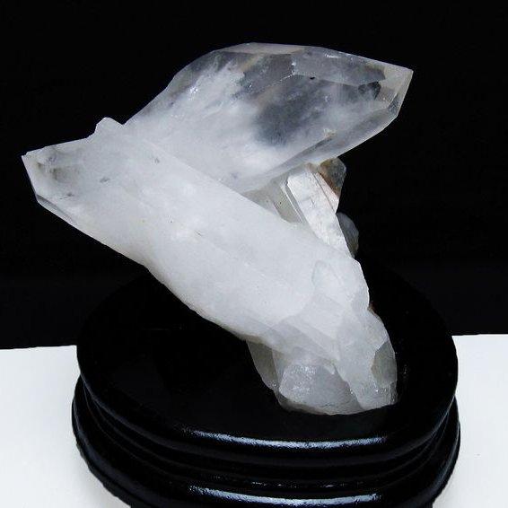 天然石 マダガスカル産 水晶クラスター 台座付 200720591