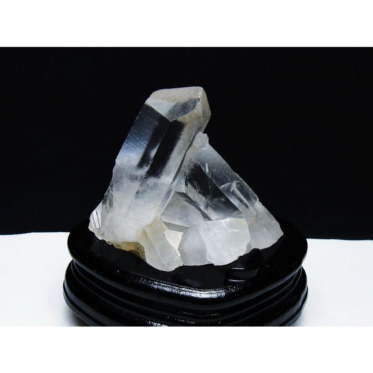 水晶 クラスター 原石 マダガスカル産 台座付属 一点物 182-6802