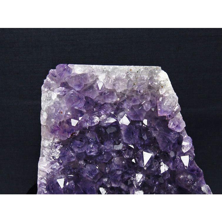 1.4Kg アメジスト クラスター ウルグアイ産 原石 amethyst 台座付属