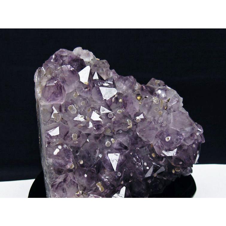 1.2Kg アメジスト クラスター ウルグアイ産 原石 amethyst 台座付属