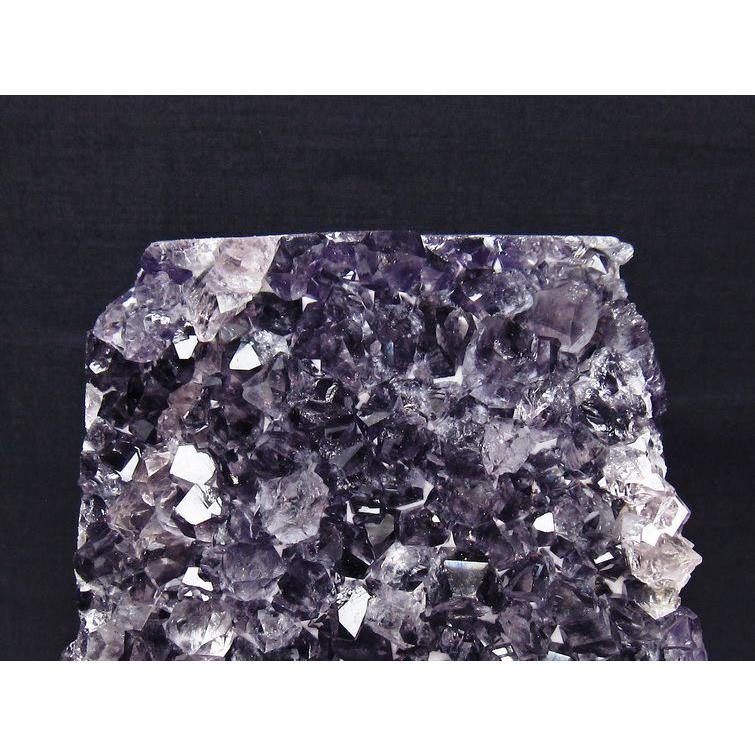 1.4Kg アメジスト クラスター ウルグアイ産 原石 amethyst 台座付属