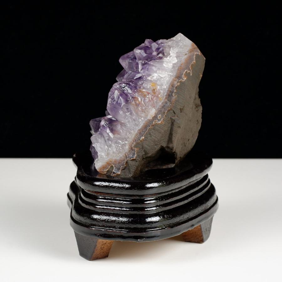 アメジスト クラスター ウルグアイ産 原石 amethyst 台座付属 一点物