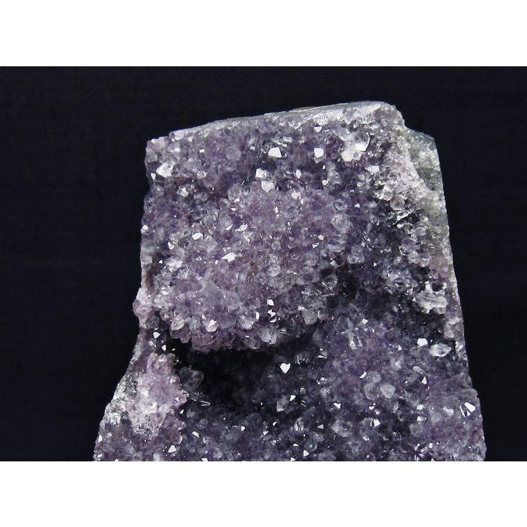 1.1Kg アメジスト クラスター ウルグアイ産 原石 amethyst 台座付属 花