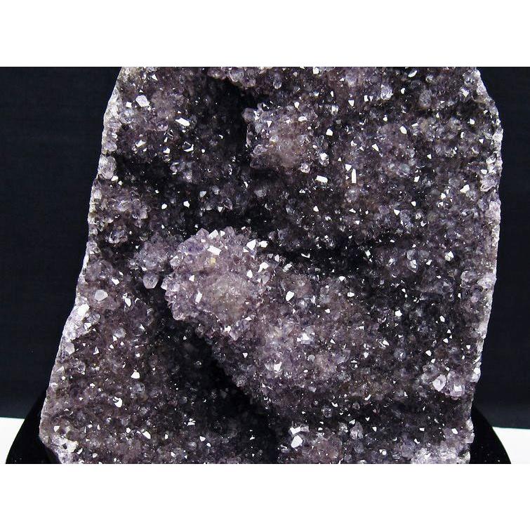 1.4Kg アメジスト クラスター ウルグアイ産 アメジスト 原石 amethyst 台座付属 花型 一点物 [送料無料] 182-7071_3