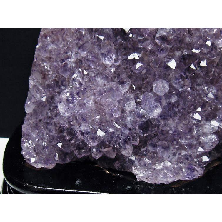 1.8Kg アメジスト クラスター ウルグアイ産 アメジスト 原石 amethyst 台座付属 花型 一点物 [送料無料] 182-7093