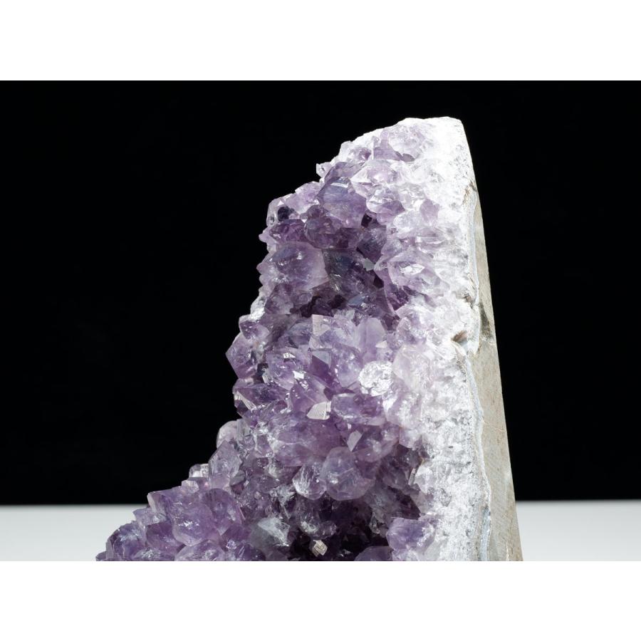 1.2Kg アメジスト クラスター ウルグアイ産 原石 amethyst 台座付属 花