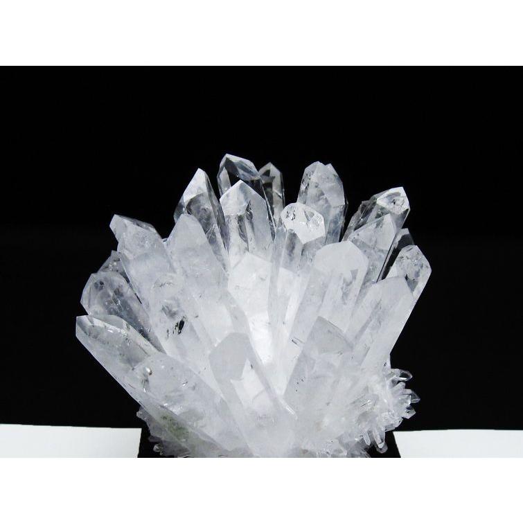 天然石　水晶　クラスター　1500g 置物 水晶 クラスター 原石 置物 台座付属 一点物 182-7177 : 天然石