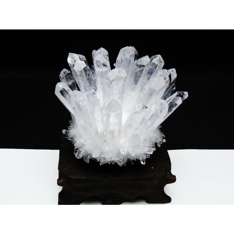 特大✨水晶クラスター　置物　台座つき クラスター 水晶 浄化 水晶 クラスター 専用台座付き 浄化用