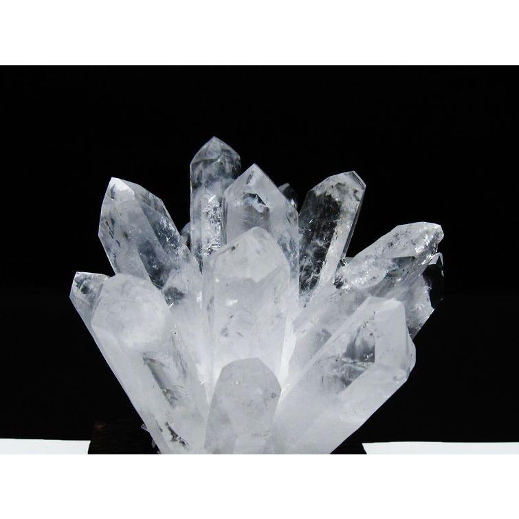 水晶 クラスター 原石 置物 台座付属 一点物 182-7227 : 天然石