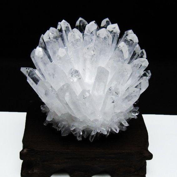 水晶 クラスター 原石 置物 台座付属 一点物 182-7289 : 天然石