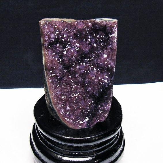 アメジスト クラスター ウルグアイ産 原石 amethyst 一点物 台座付属