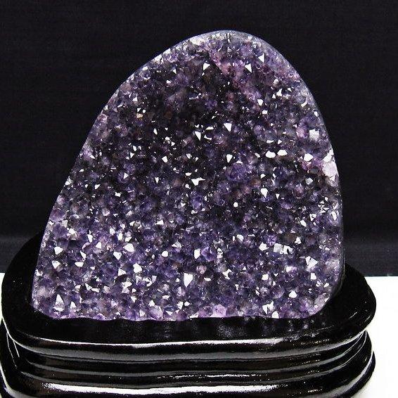 アメジスト クラスター ウルグアイ産 原石 amethyst 一点物 台座付属