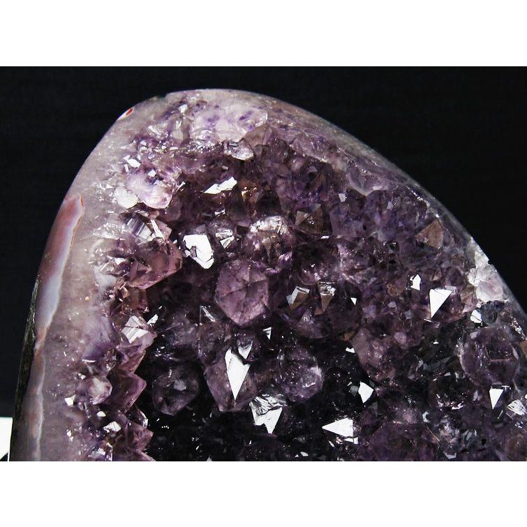 1.1Kg アメジスト クラスター ウルグアイ産 原石 amethyst 一点物 台座