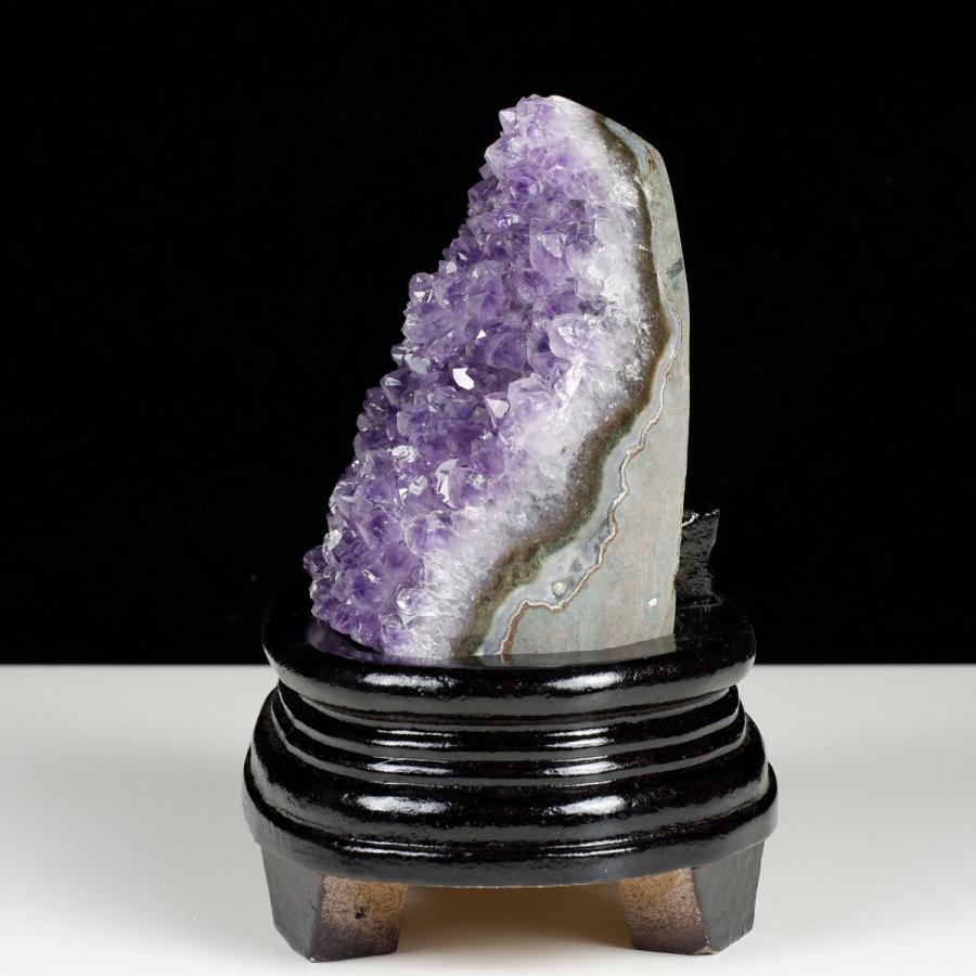 1Kg アメジスト クラスター ウルグアイ産 原石 amethyst 一点物 台座
