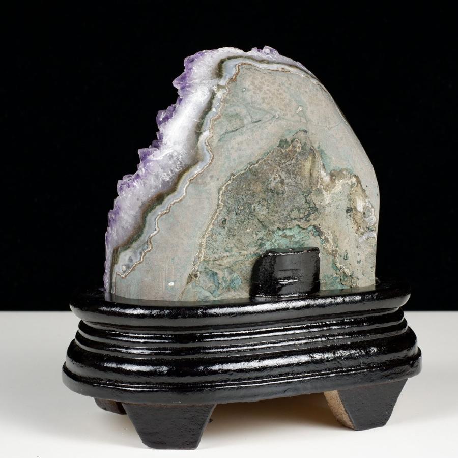 1Kg アメジスト クラスター ウルグアイ産 原石 amethyst 一点物 台座