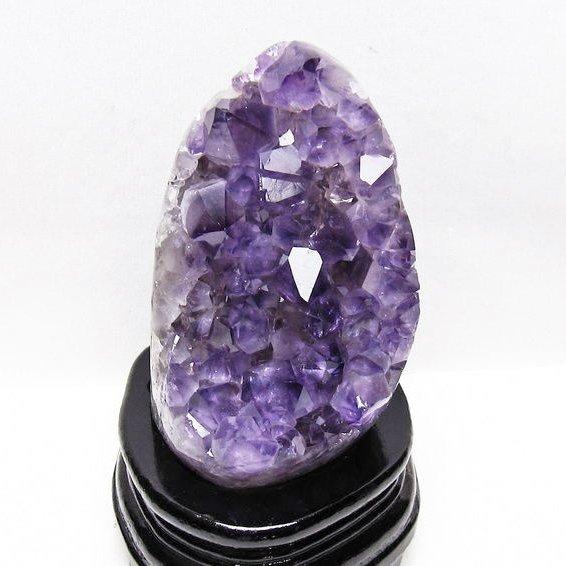 1.2Kg アメジスト クラスター ウルグアイ産 原石 amethyst 一点物 台座