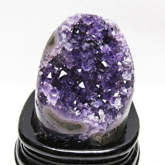 アメジスト クラスター ウルグアイ産 原石 amethyst 一点物 台座付属