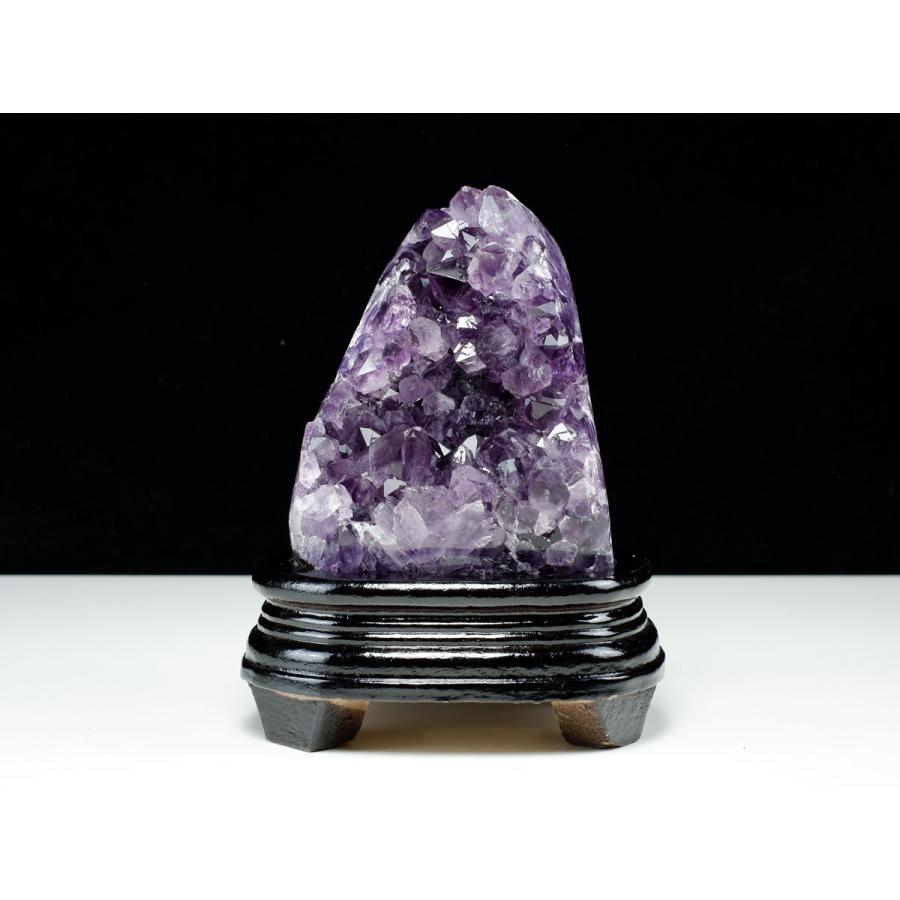 1.9Kg アメジスト クラスター ウルグアイ産 原石 amethyst 一点物 台座