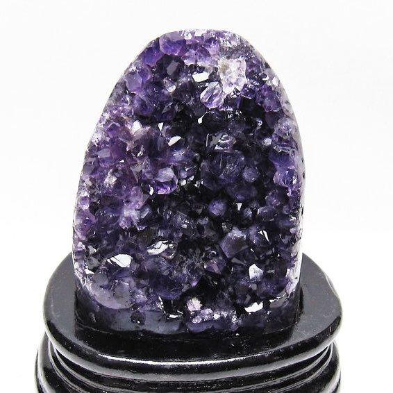 アメジストクラスター　原石　台座付き　867g アメジスト クラスター ウルグアイ産 原石 amethyst 一点物 台座付属