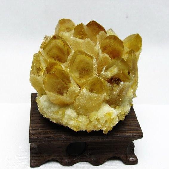 【高品質】シトリン 原石 クラスター 839g 台座付 おまけ付き シトリン クラスター シトリンクォーツ 原石 台座付属 一点物 182-8451