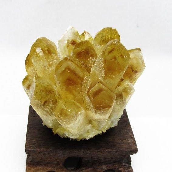 シトリン クラスター シトリンクォーツ 原石 台座付属 一点物 182-8470