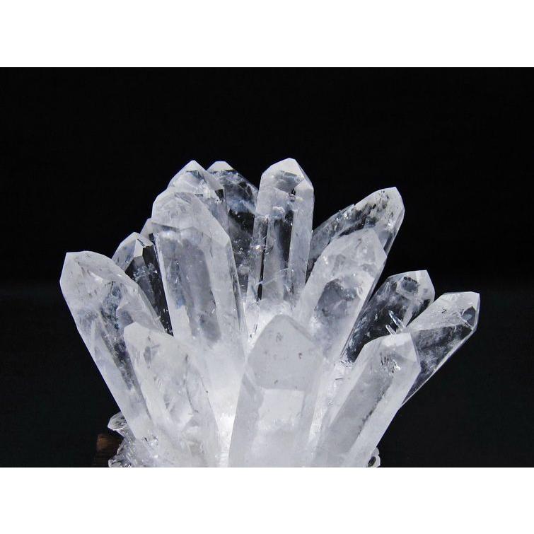 水晶 クラスター 原石 台座付属 一点物 182-8569 : 天然石
