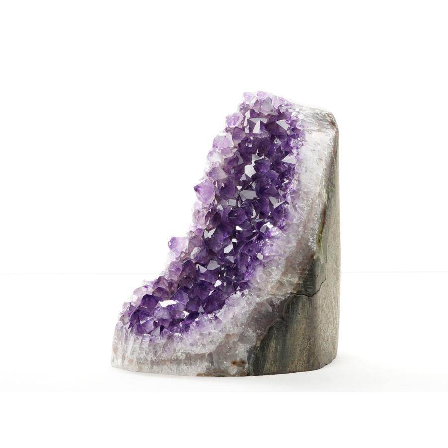 1.2Kg アメジスト クラスター ウルグアイ産 原石 amethyst 台座付属