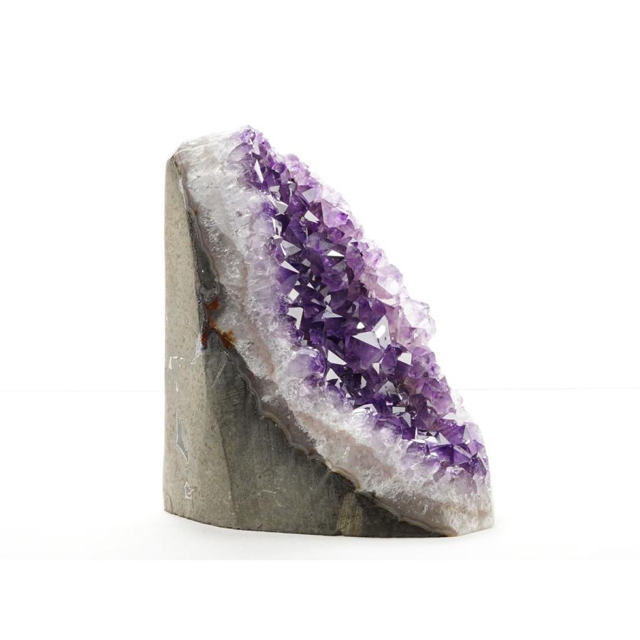 1.2Kg アメジスト クラスター ウルグアイ産 原石 amethyst 台座付属