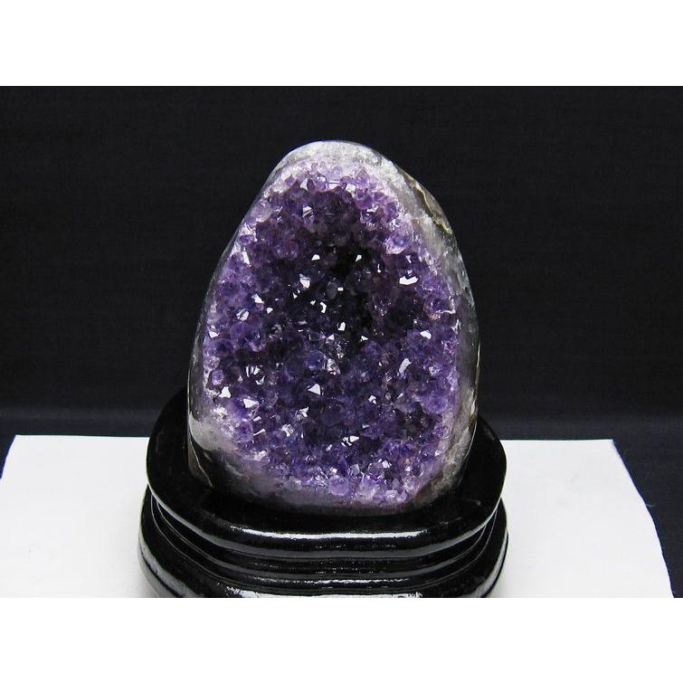 1Kg アメジスト 原石 ウルグアイ産 クラスター amethyst 台座付属 送料
