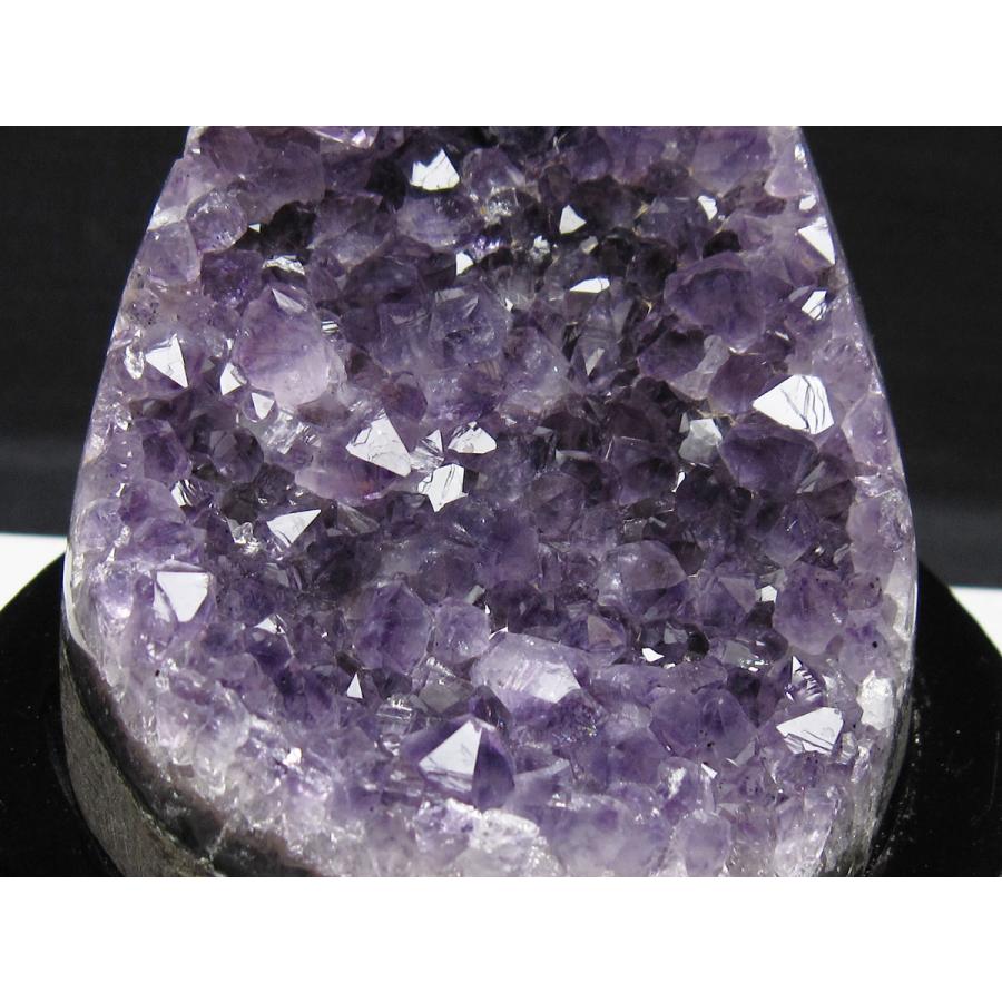 アメジスト 原石 ウルグアイ産 クラスター amethyst 台座付属 送料無料
